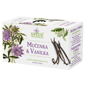 Grešík Mučenka a vanilka ovocný čaj 20 sáčků